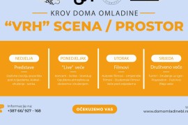 "Vrh scena" na krovnoj terasi Doma omladine