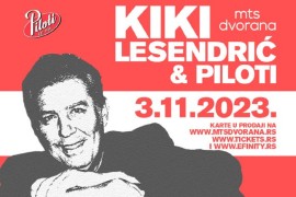 Kiki Lesendrić i Piloti 3. novembra u MTS dvorani