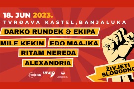 Rundek i Ekipa, Mile Kekin, Edo Maajka i "Ritam nereda" i "Alexandria" ...