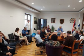Prijem za folklorne ansamble iz Srbije i Crne Gore