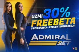 Admiralbet: Uplatite u poslovnici i uzmite 30% FREEBET-a!