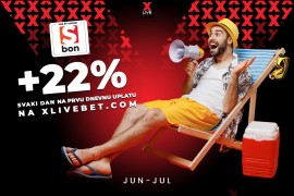 Potraži s:Bon i uzmi dodatnih 22% keša na prvu dnevnu uplatu svaki ...