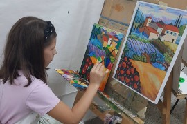 Nađa Vasić (10) iza sebe već ima izložbu slika, talenat otkriven u ...