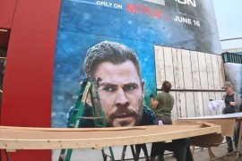 Osjetite znoj Krisa Hemsvorta: Netfliks napravio bilbord kakav nije ...