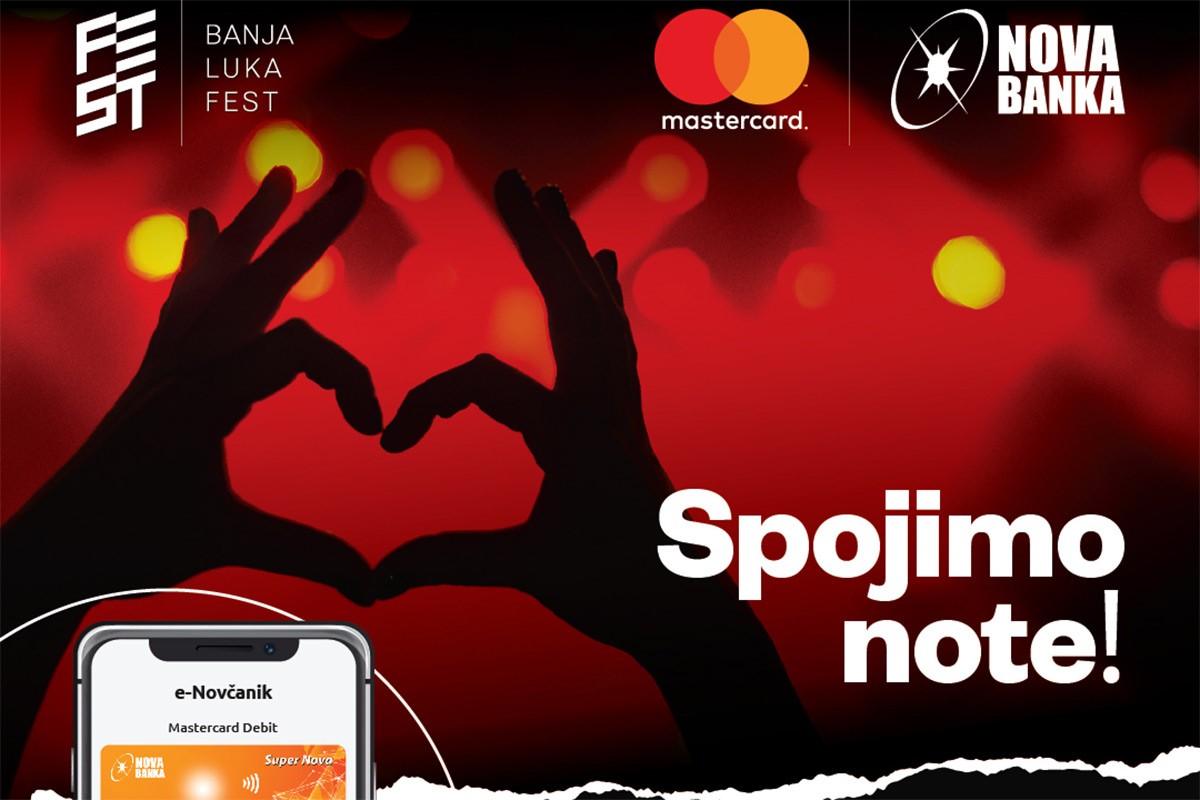 Nova banka i Mastercard pozivaju na "Banja Luka Fest"