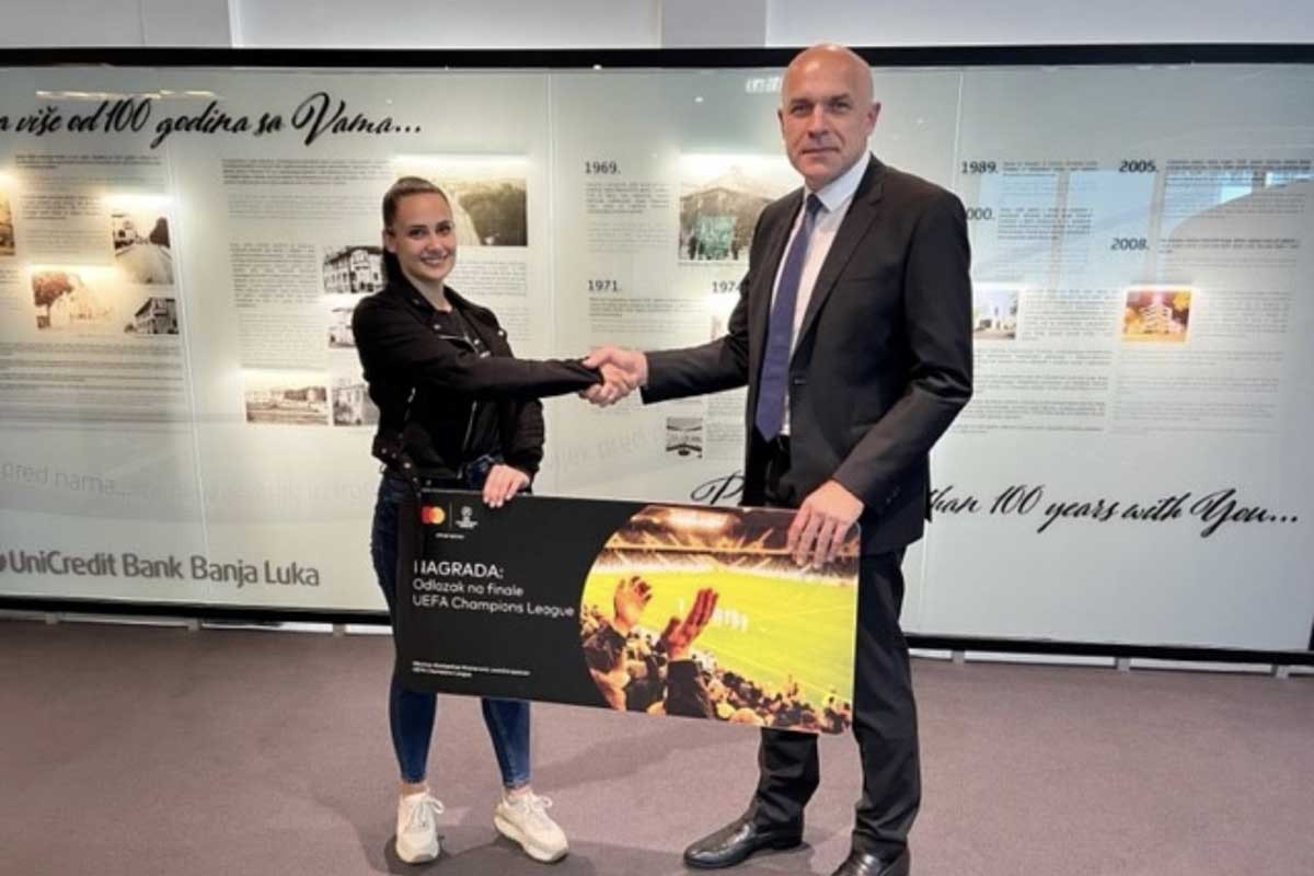 Mastercard® i UniCredit Bank Banja Luka uručili nagrade srećnim dobitnicima