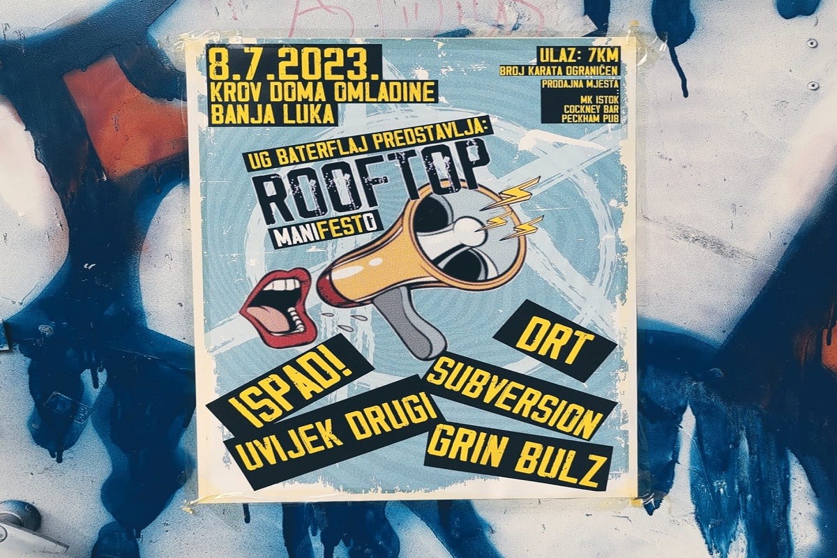 Pank spektakl u Banjaluci (FOTO)