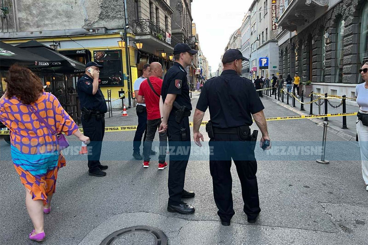 Pucnjava u Sarajevu, ranjeni muškarac prebačen u bolnicu