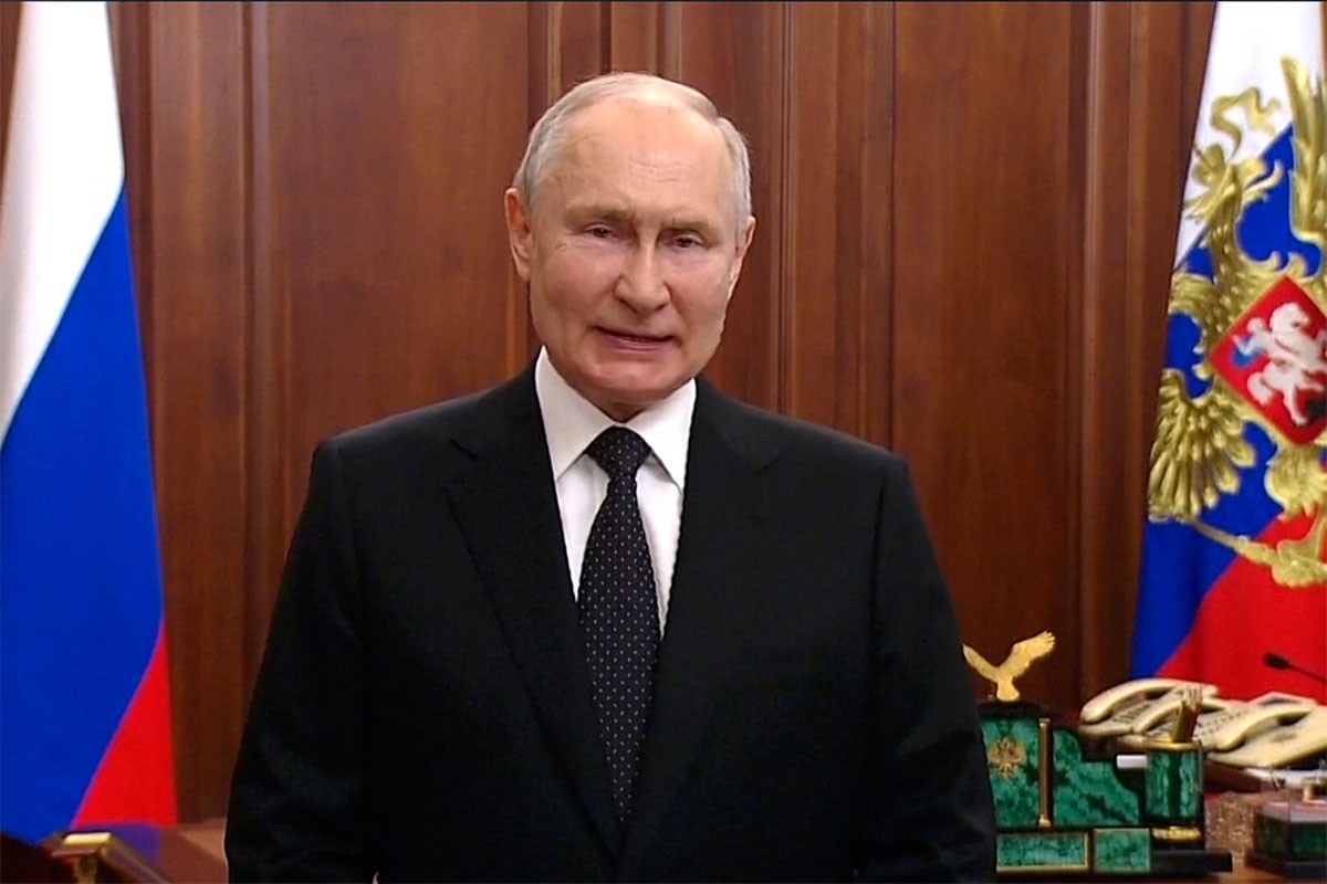 Putin se obratio javnosti: Ovo je izdaja, neutralisati organizatore pobune (VIDEO)