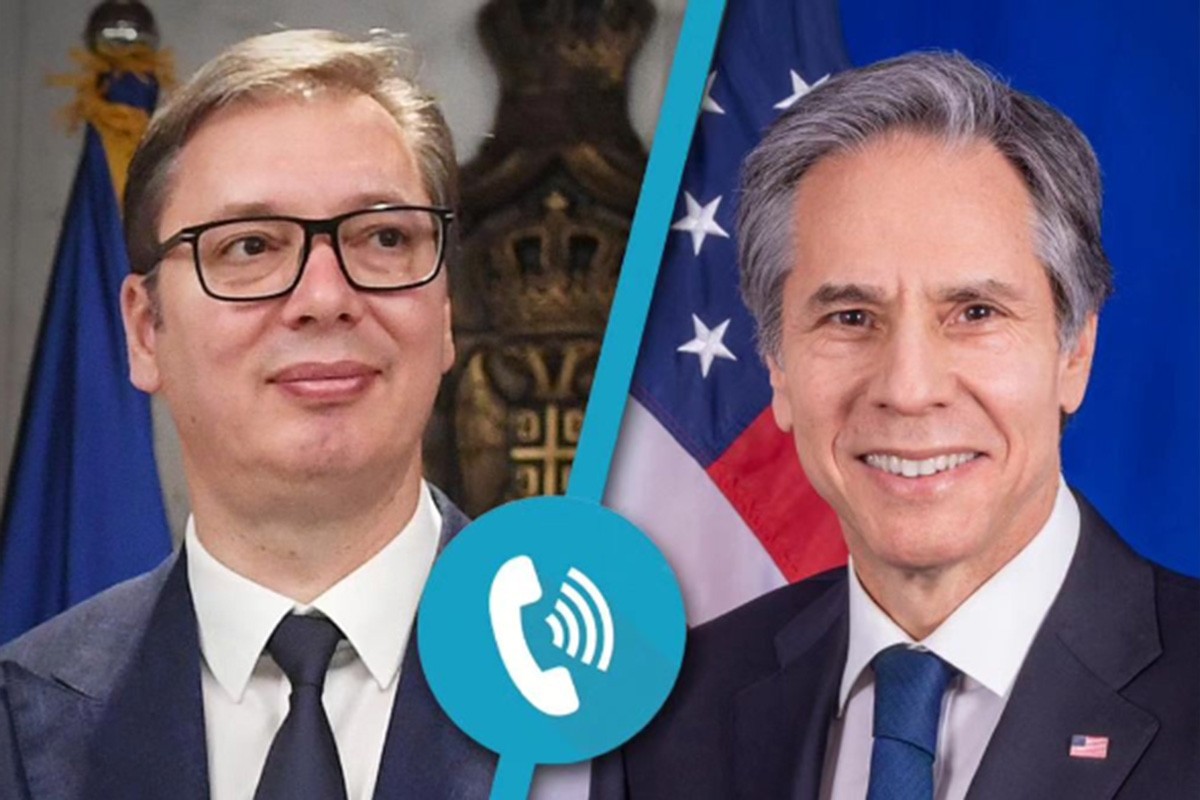 Vučić razgovarao sa Blinkenom o situaciji na KiM