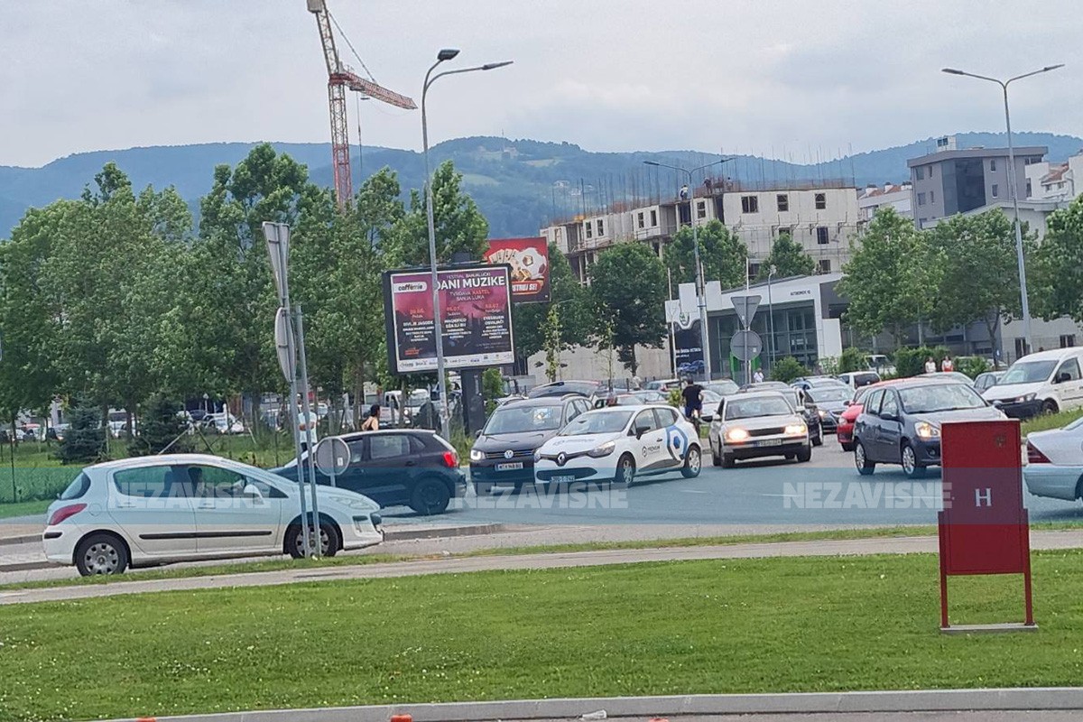 Sudar kod Delte u Banjaluci (FOTO)