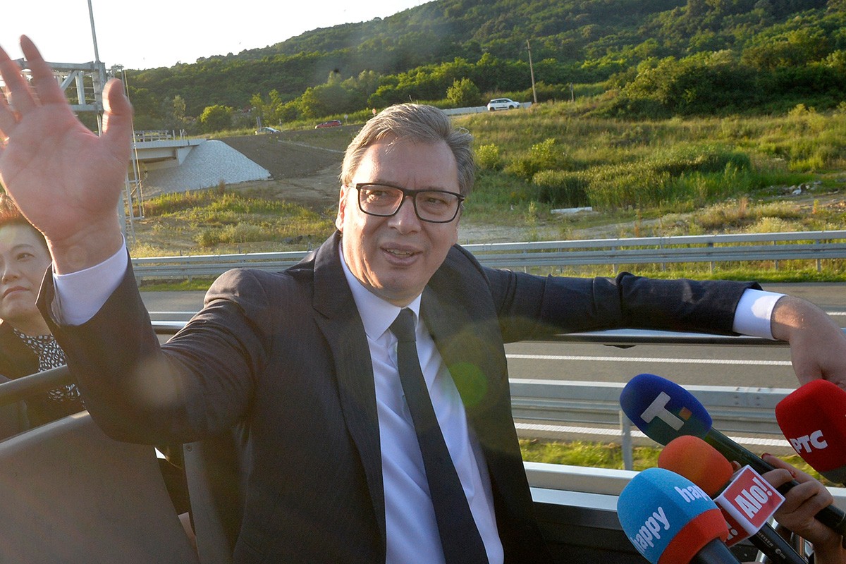 Vučić svečano otvorio obilaznicu oko Beograda: Predložiću da se zove po Milutnu Mrkonjuću