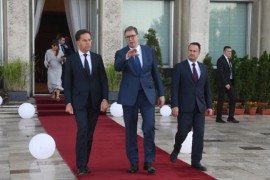 Vučić dočekao premijere Nizozemske i Luksemburga (FOTO)