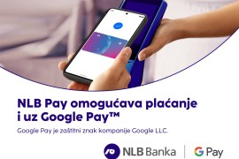 Mobilni novčanik NLB Pay nadograđen tehnologijom Google Pay™