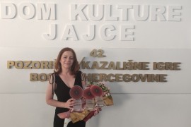 Četiri nagrade za "Gospođicu" u Jajcu