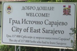 Kantonalne vlasti uklonile tablu sa brojem prognanih Srba iz Sarajeva