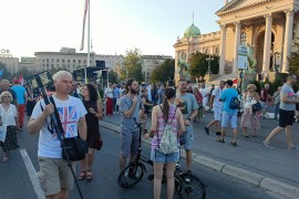 Ispred Skupštine Srbije novi protest dijela opozicije