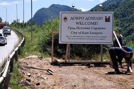 Ponovo postavljena tabla o 157.000 Srba, slijedi prijava protiv ...