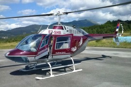 Djevojka helikopterom prevezena iz Foče na liječenje u UKC RS