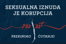 Helsinški parlament građana: "Seksualna iznuda je korupcija"