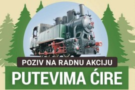 Volonterska akcija "Putevima Ćire", Teren će biti  na mapi ...