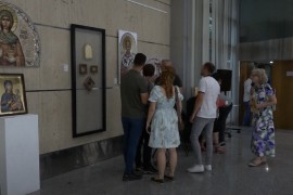 Crkvena umjetnost predstavljena u Galeriji RTS (VIDEO)