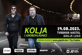 Kolja i "Grobovlasnici" 19. avgusta na Kastelu
