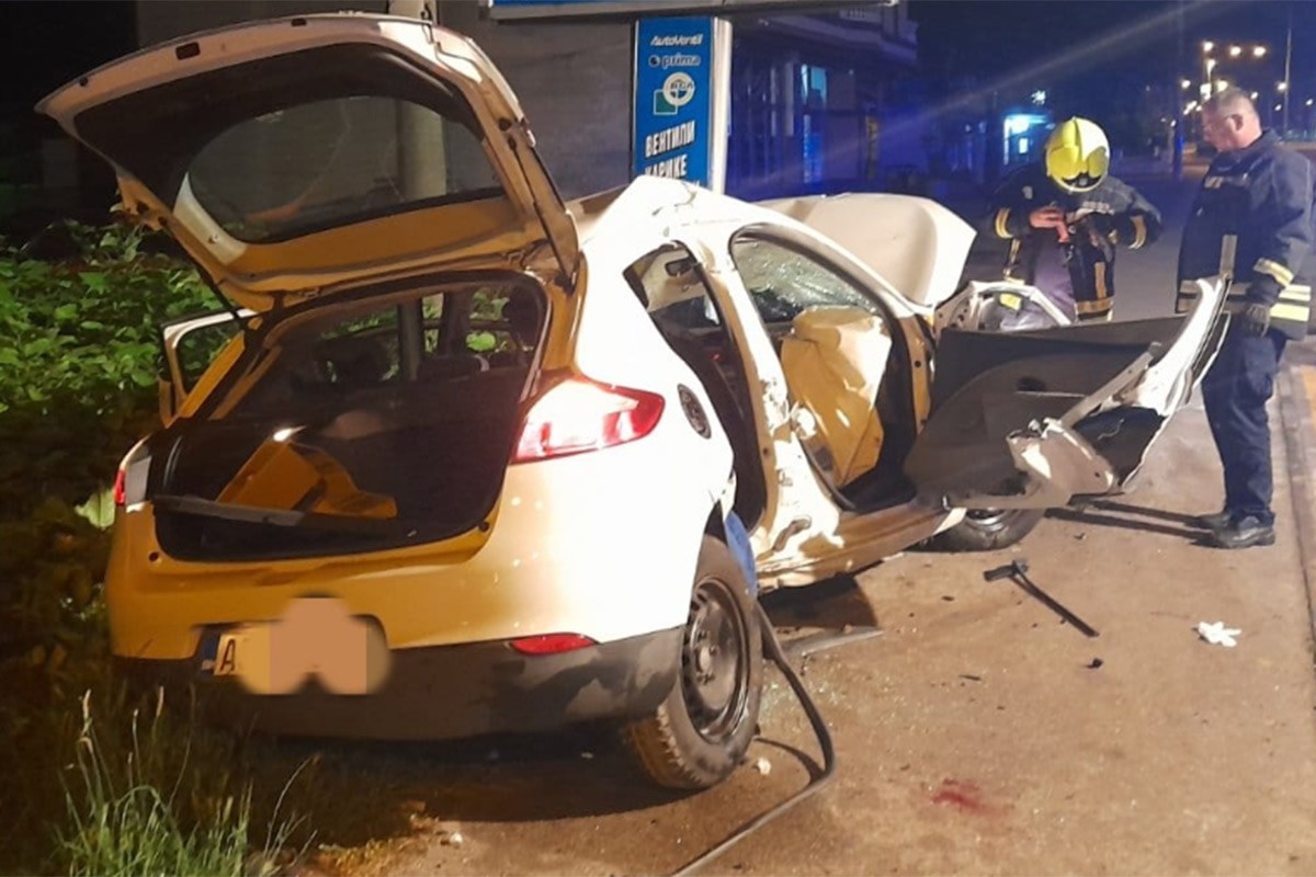 Tri nezgode u Banjaluci: Automobil sletio na obalu Vrbasa