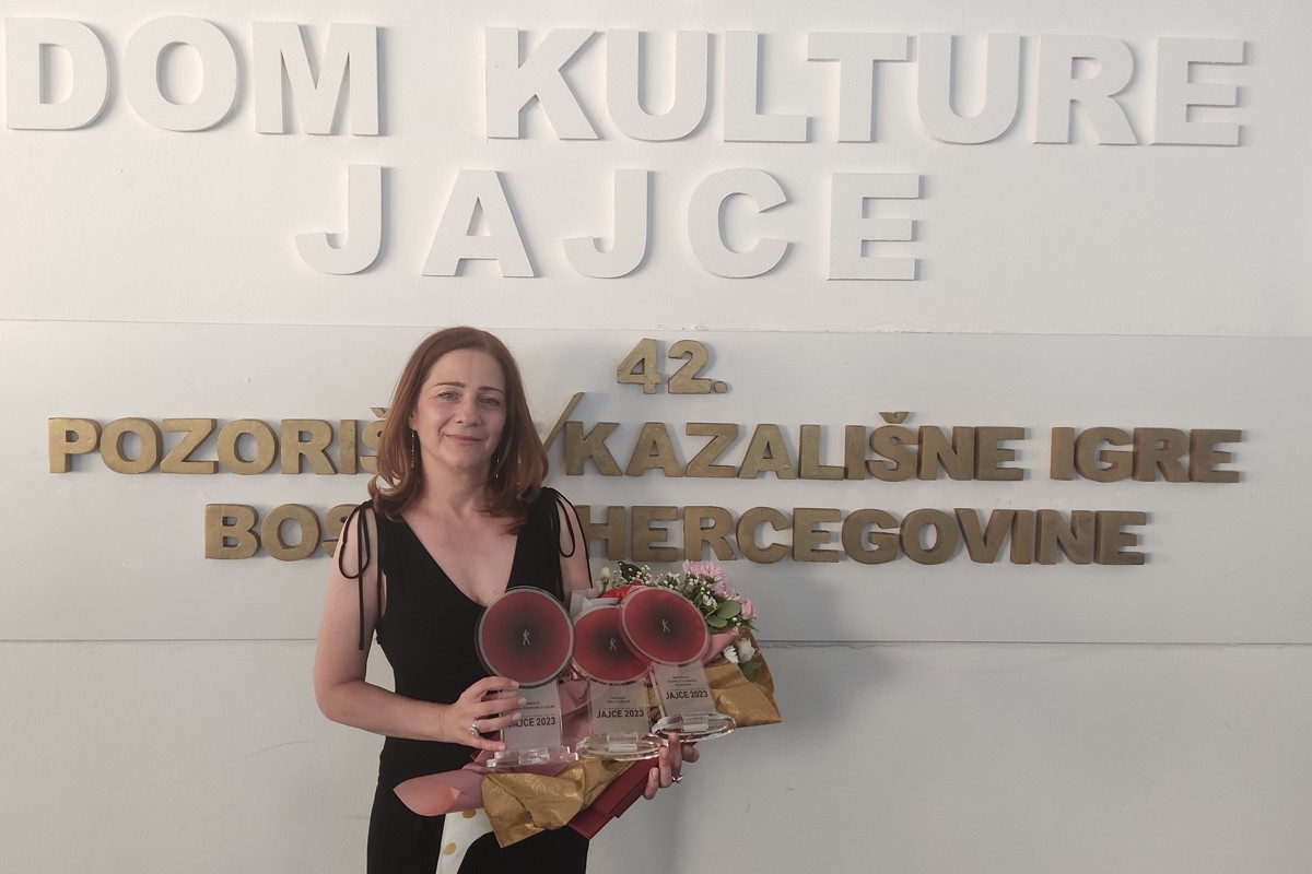 Četiri nagrade za "Gospođicu" u Jajcu