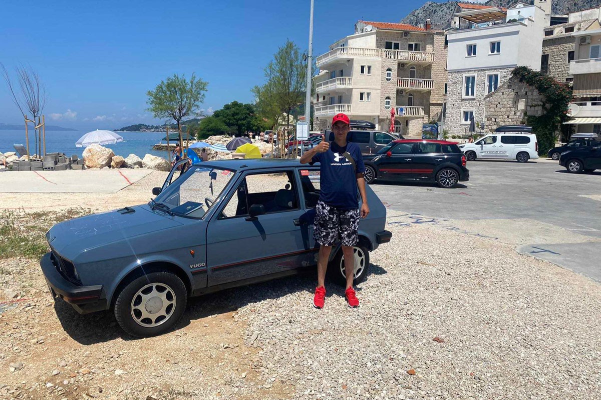 Yugo 55 Mustafe Čobe atrakcija na Hrvatskom primorju