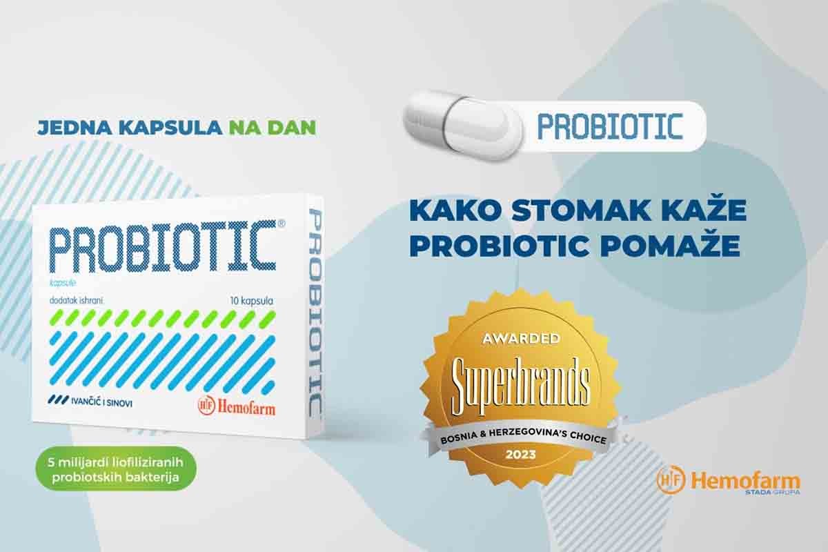 Hemofarmov Probiotic dobitnik priznanja Superbrands BiH 2023