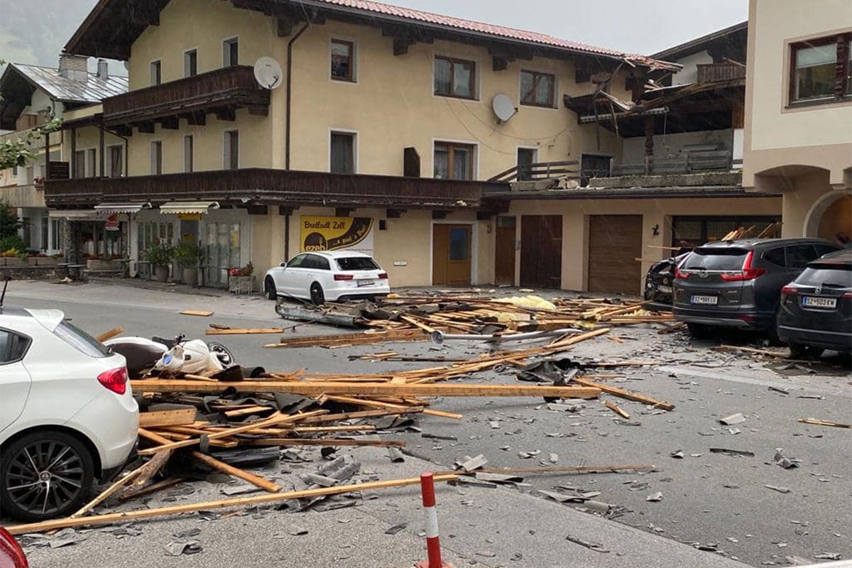 Snažno nevrijeme u Austriji, preko Slovenije ide na jug (FOTO)