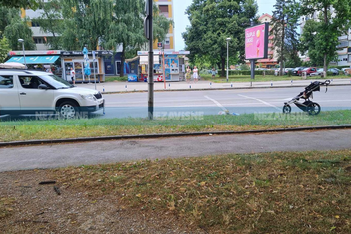 Nezgoda u Banjaluci: Na pješačkom prelazu udario ženu i dijete u kolicima