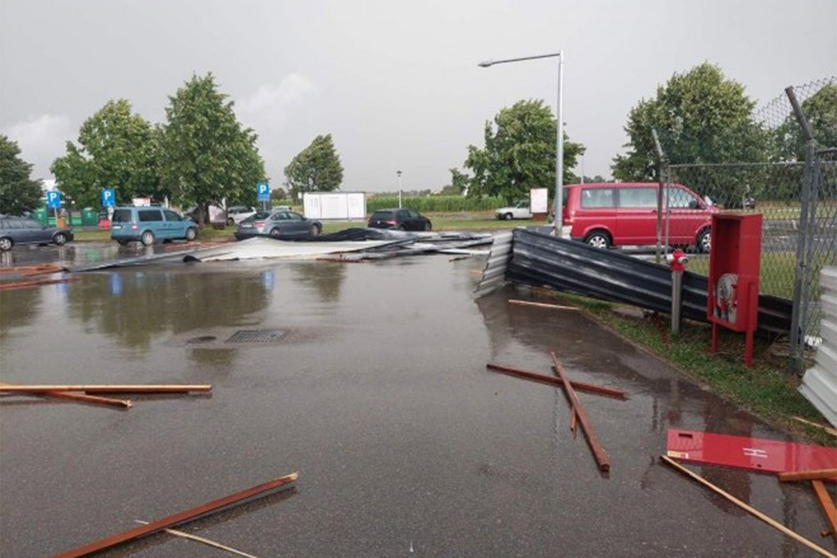 Oluja izazvala nova oštećenja na banjalučkom aerodromu