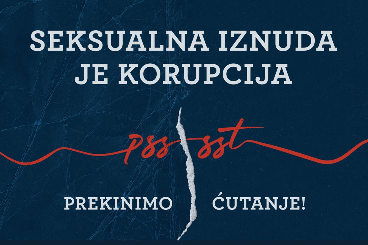 Helsinški parlament građana: "Seksualna iznuda je korupcija"