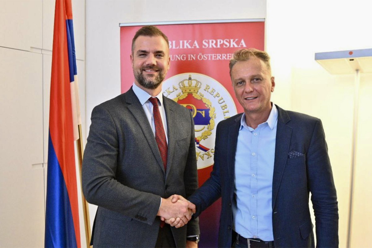Vrhovac u Beču povodom "Invst Foruma 2023", ali i kao podrška FK "Borac"