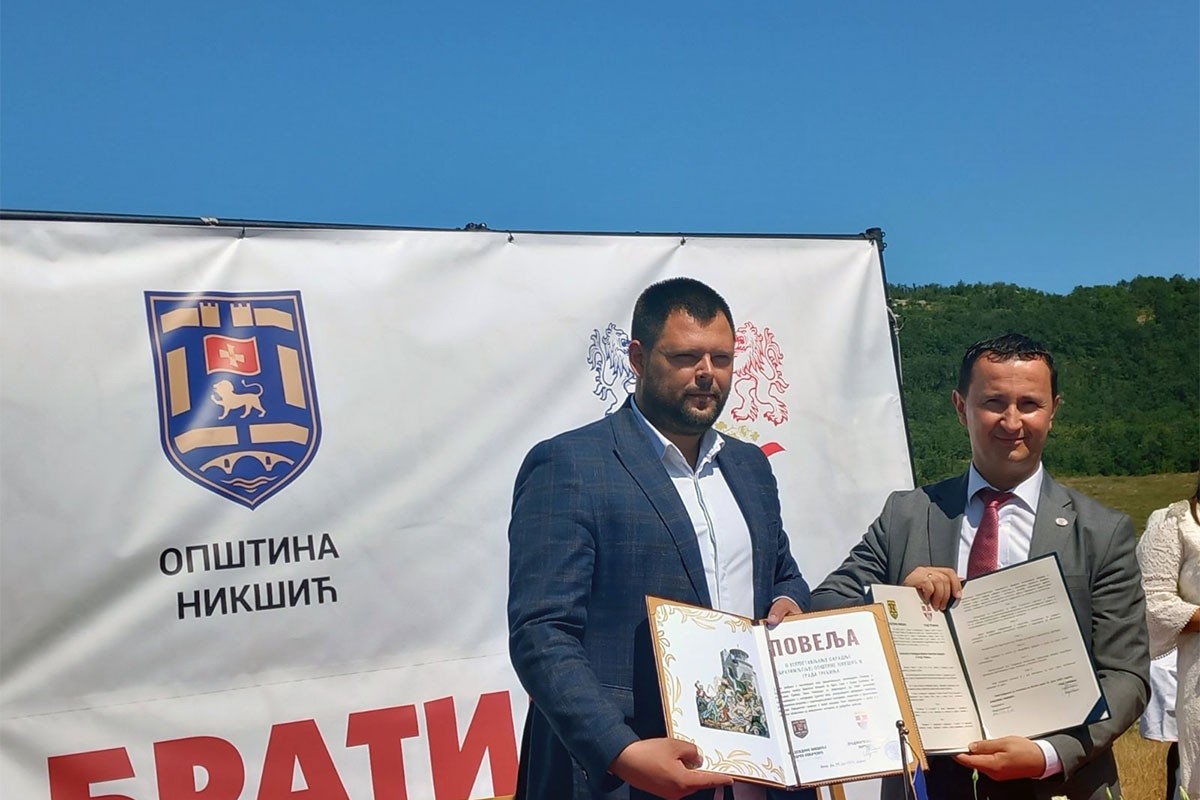 Potpisana Povelja o bratimljenju Trebinja i Nikšića