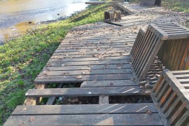 Drveni mol u Banjaluci na meti vandala