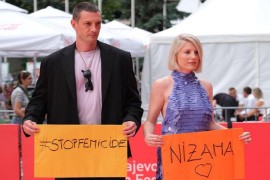 Ida Prester na crveni tepih došla s natpisima "#stopfemicide" i ...