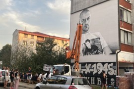 Oslikan mural sa likom Ognjena Pralice