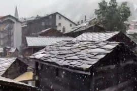 Pao snijeg na Alpama (FOTO/VIDEO)