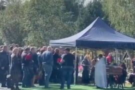 Pojavili se prvi snimci sa sahrane Prigožina (VIDEO)