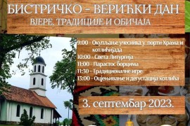 Bistričko-Verićki dani kao promocija vjere tradicije i običaja ...