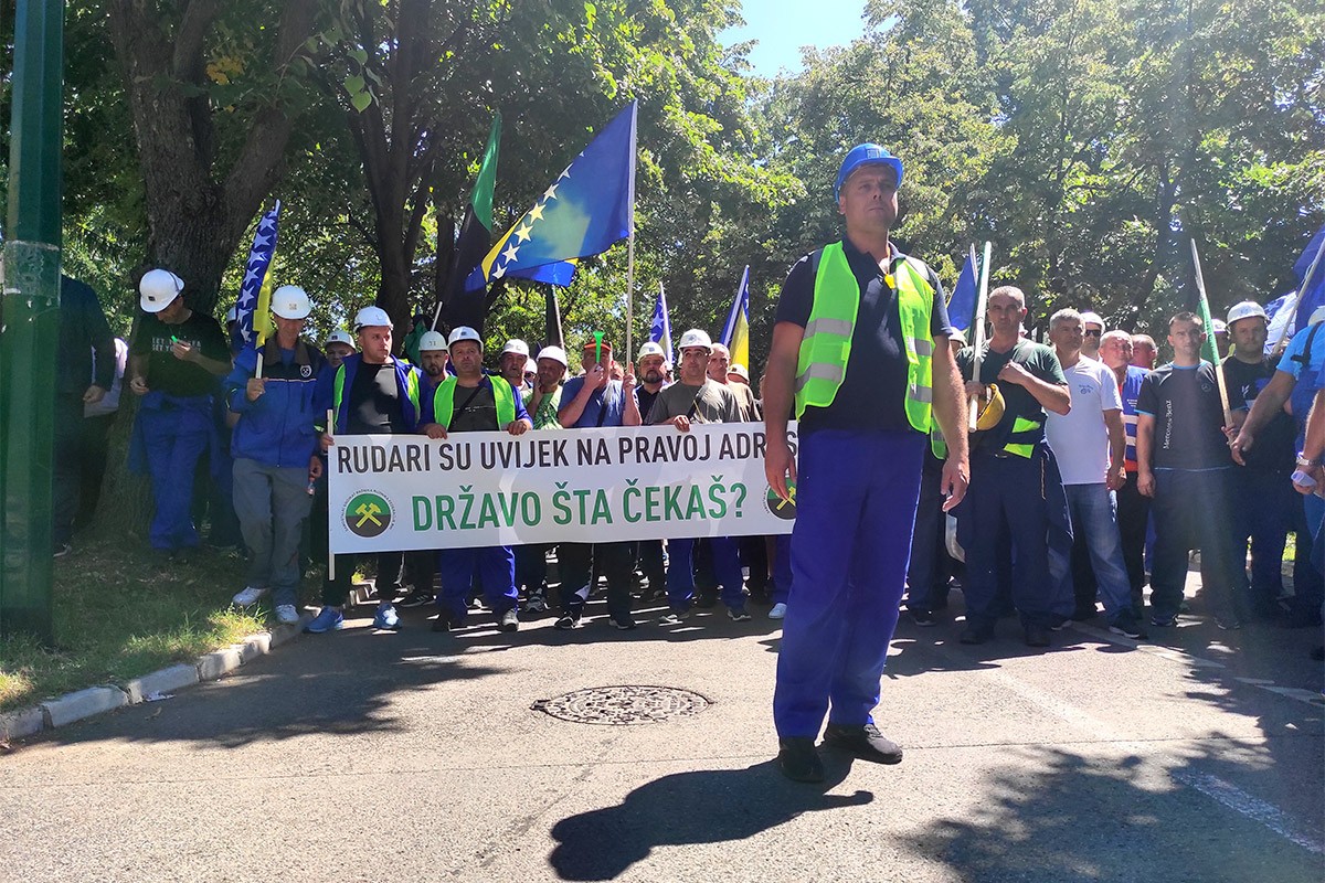 Rudari na protestu, rješenja ni na vidiku
