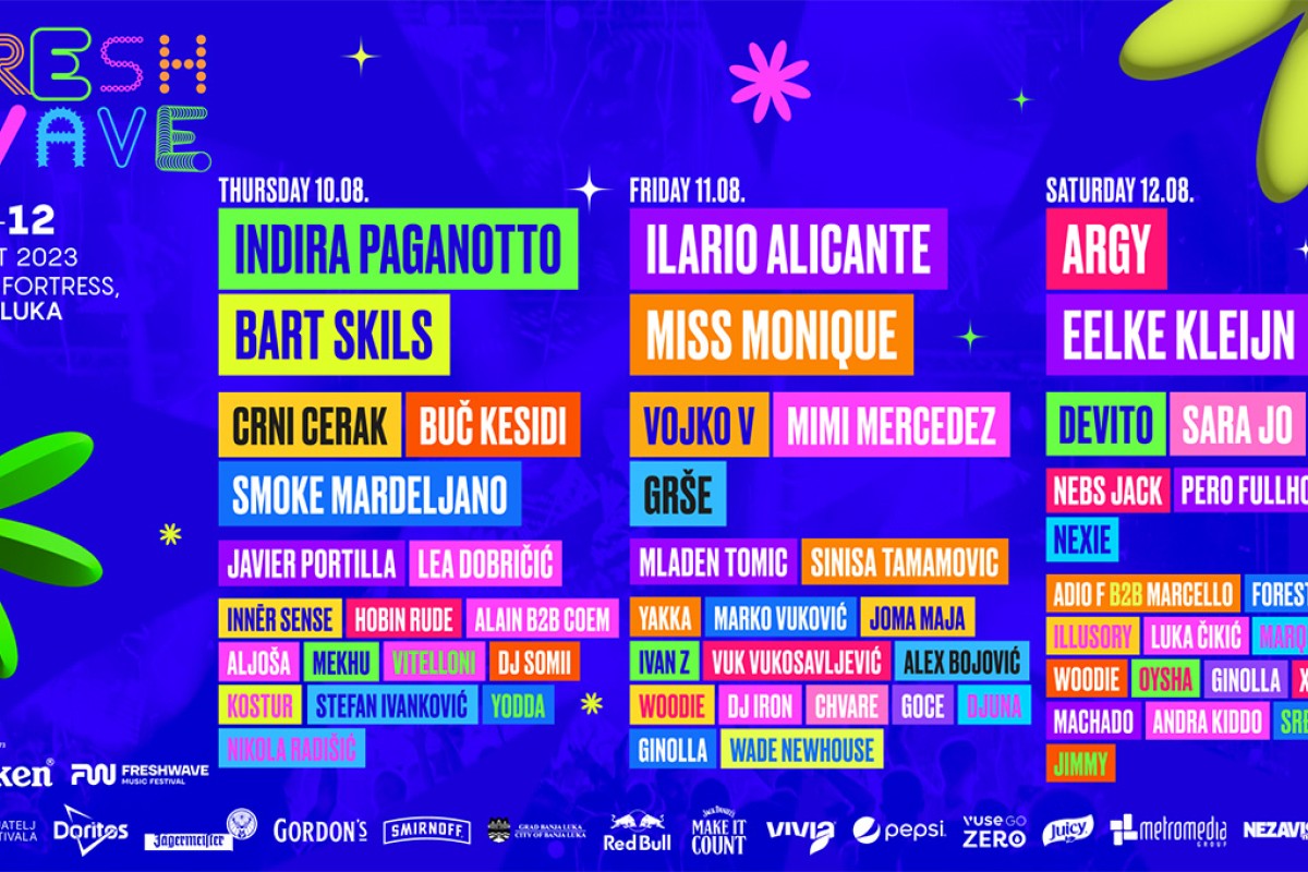 Rekordan broj izvođača i rekordan broj bina na 11. Freshwave festivalu