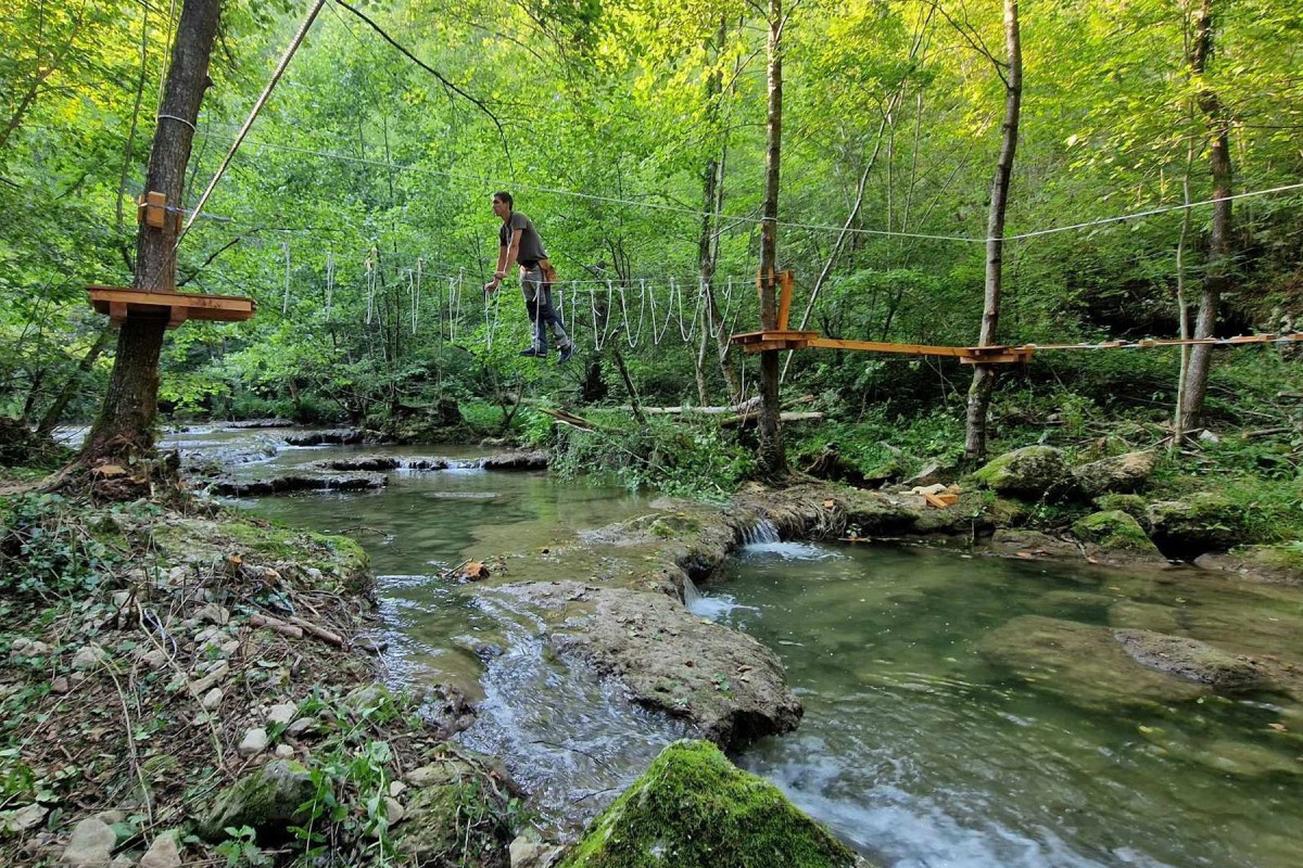 U blizini vodopada Blihe nikao adrenalinski park za djecu