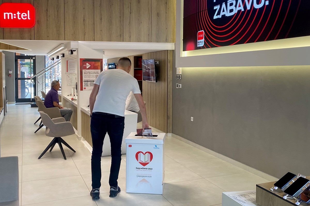 Zadužbina srca - u poslovnicama m:tel-a