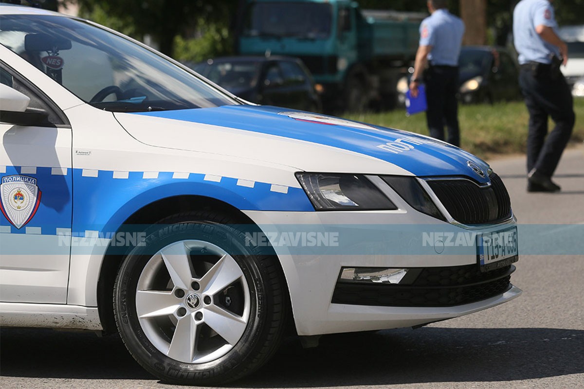 Sudar dva automobila u centu Banjaluke (FOTO)