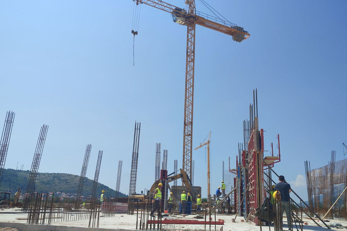 Izgradnja nove bolnice u Trebinju teče predviđenom dinamikom