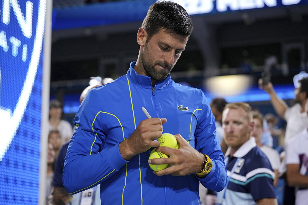 ATP lista: Đoković i dalje drugi, sa 20 bodova manje od Alkaraza